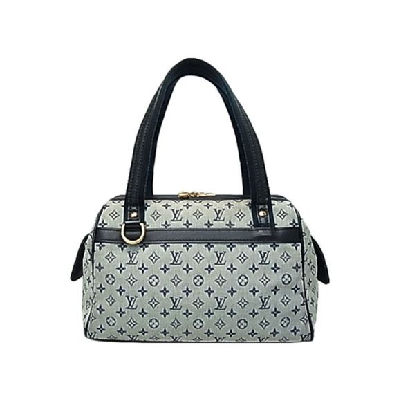 Louis Vuitton Monogram Mini Boston Bag Josephine PM Navy Campus - Picture 1 of 3